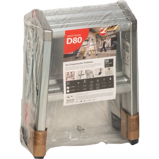 [244913] Hailo Master D80 2 x 2 Step Double-Sided Folding
