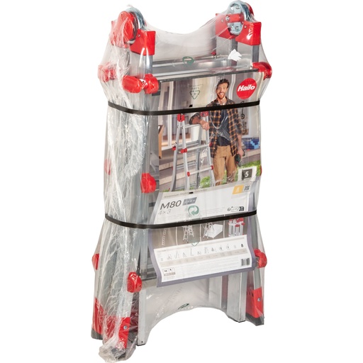 [244962] Hailo M80 4x3 Rung Ladder