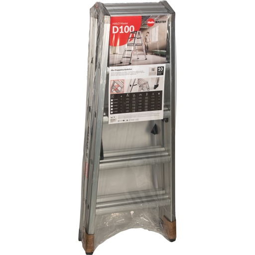 [245074] Hailo Master D100 2 x 5 Step Stepladder