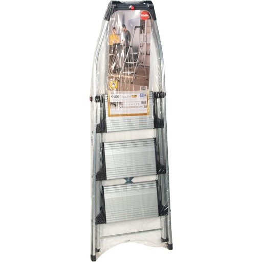 [245144] Hailo K100 TopLine 3 Step Ladder