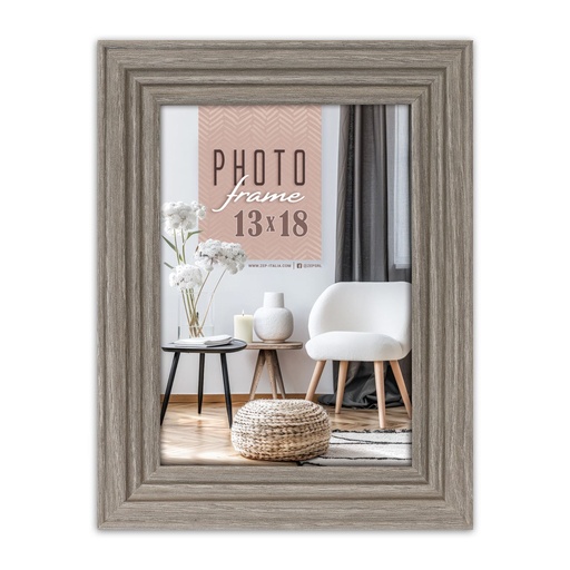 [245697] ZEP Munich Grey            13x18 Wood Frame AA657G