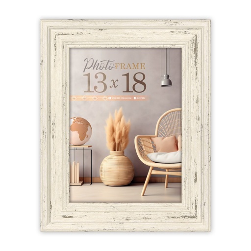 [245781] ZEP Palermo White          15x20 Kunststoff Rahmen         PM268W