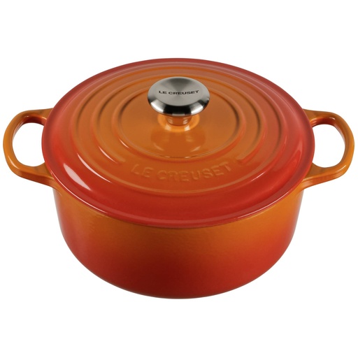 [556369] Le Creuset Signature Casserole round 24 cm volcanic