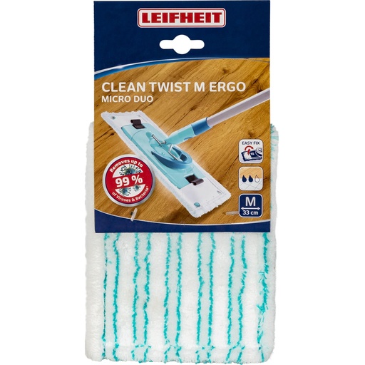 [845084] Leifheit Wiper Cover Clean Twist M Ergo micro duo