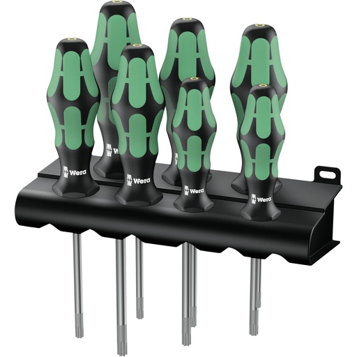 [541249] WERA 367/7 TORX HF Kraftform Plus screwdr. set w. holding fu.