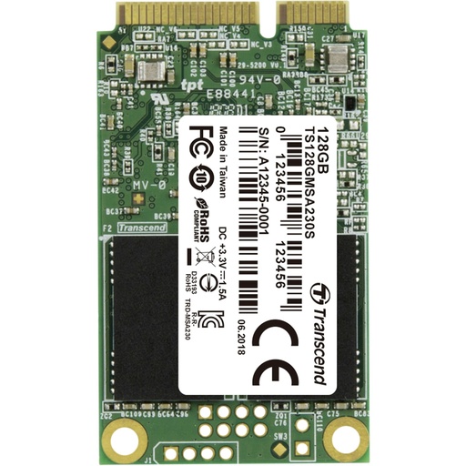 [401529] Transcend SSD MSA230S      128GB mSATA SATA III