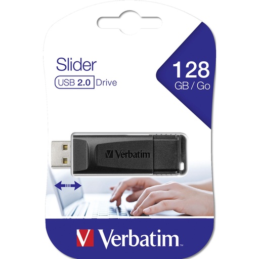 [417181] Verbatim Store n Go Slider 128GB USB 2.0                    49328