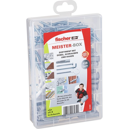 [640999] Fischer MeisterBox UX + screws + hooks