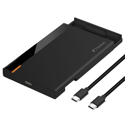 [247923] FANTEC PL-25U31 schwarz 2,5 SATA SSD Gehäuse 10G-Technik