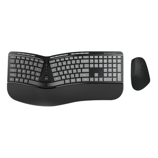 [224739] Conceptronic ORAZIO02US Ergonomic Keyboard and Mouse