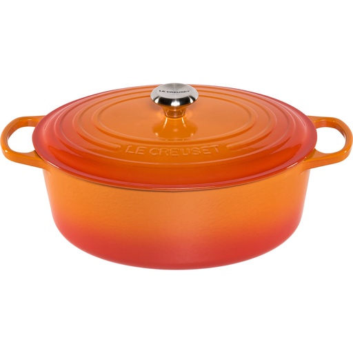 [707534] Le Creuset Signature Casserole oval 33 cm volcanic