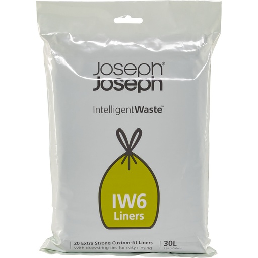 [726161] Joseph Joseph Bin Liners 20 pcs. , 30 L Grey