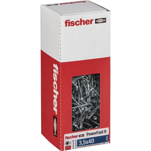 [835851] Fischer PowerFast II 3,5x40 SK TX TG blvz 1000