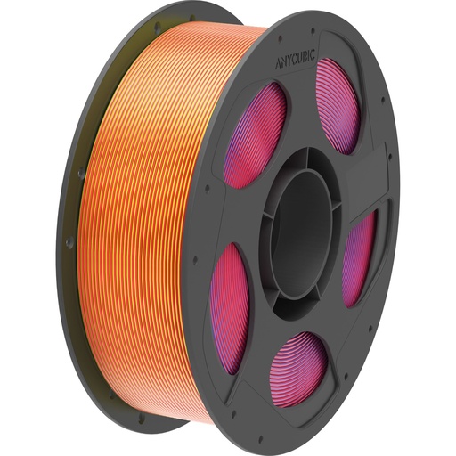 [251542] Anycubic PLA Silk Filament Tri-Color: Red Blue Yellow