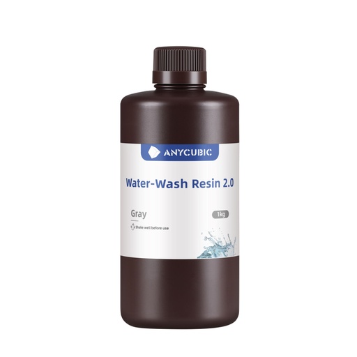 [251556] Anycubic Water Washable Resin 2.0 Grey