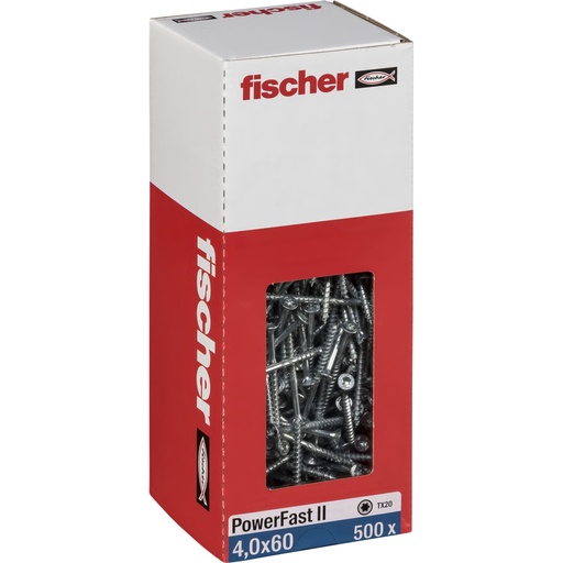 [835914] Fischer PowerFast II 4,0x60 SK TX TG blvz 500