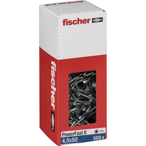 [835963] Fischer PowerFast II 4,5x50 SK TX TG blvz 500