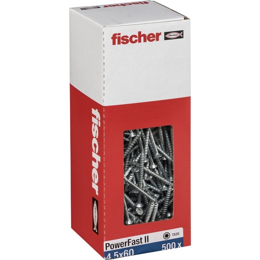 [835970] Fischer PowerFast II 4,5x60 SK TX TG blvz 500