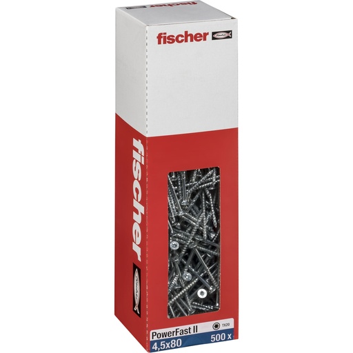 [835991] Fischer PowerFast II 4,5x80 SK TX TG blvz 500