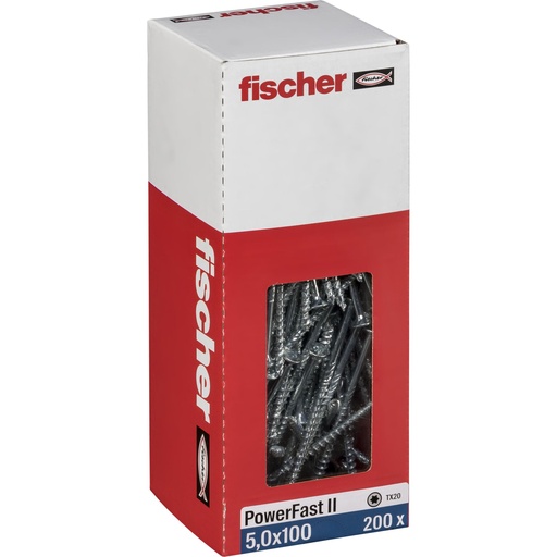 [836005] Fischer PowerFast II 5,0x100 SK TX TG blvz 200