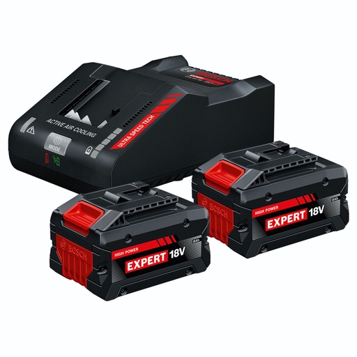 [253159] Bosch Starter-Set 2x EXBA18V-80 EXAL18V-160