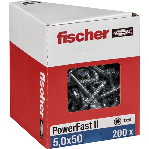 [836026] Fischer PowerFast II 5,0x50 SK TX TG blvz 200