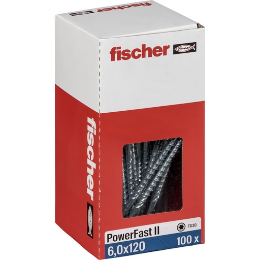[836082] Fischer PowerFast II 6,0x120 SK TX TG blvz 100