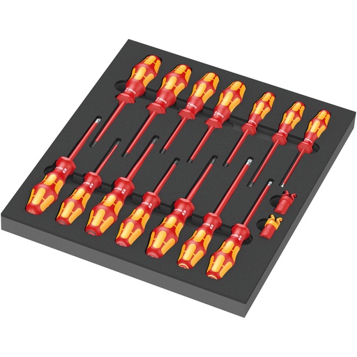 [257093] Wera 9711 VDE Screwdriver Set 1 Foam Inlay