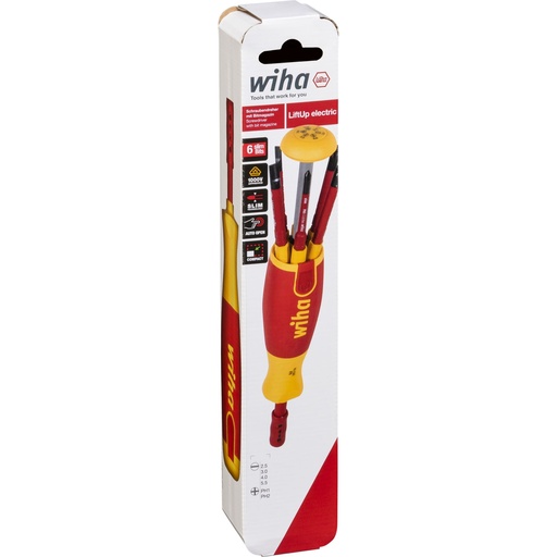 [811869] Wiha screwdriver with bit magazine LiftUp electric