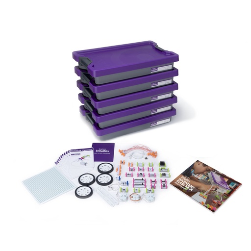 [132829] littleBits Invention Kit Class Pack - 5 Kits