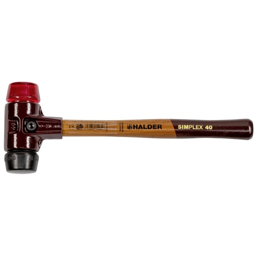 [564055] Halder SIMPLEX soft-face mallet 40 comp. rubber/plast. TE SIMPLE