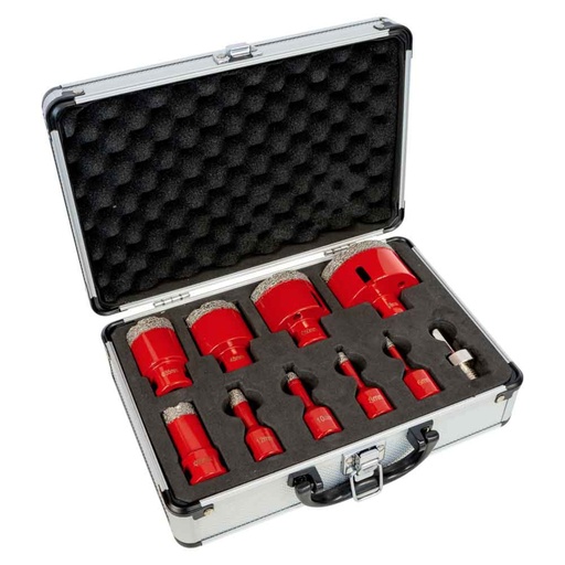 [110086] Holzmann DTBKS6-68 vacuum brazed diamond drill set