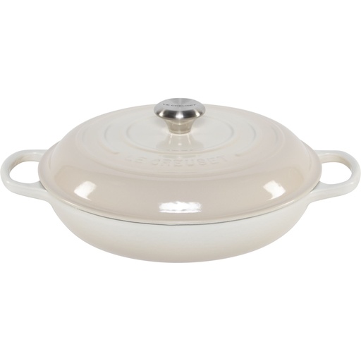 [259739] Le Creuset Gourmet Casserole Shallow 30 cm meringue