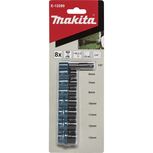 [144281] Makita Stecknuss-Set 1/44KT 8-tlg.