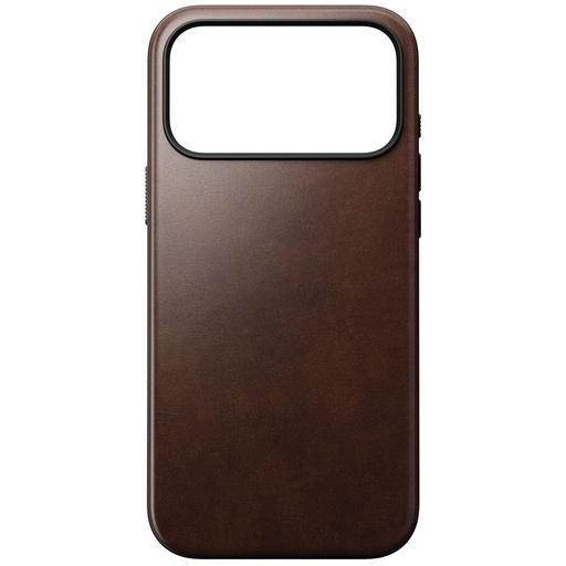 [175690] Nomad Modern Leather Case iPhone 17 Pro Max Rustic Brown Horween