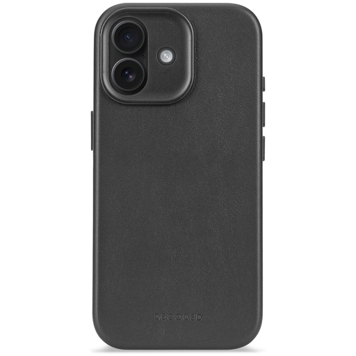 [178308] Decoded Leather Backcover iPhone 17 Black