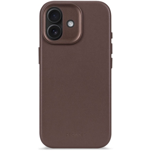 [178315] Decoded Leather Backcover iPhone 17 Chocolate Brown