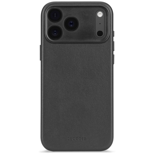 [178434] Decoded Leather Backcover iPhone 17 Pro Black