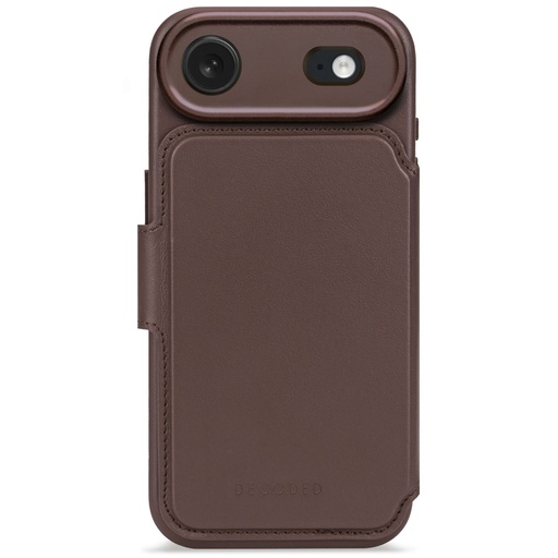 [178630] Decoded Leather Detachable Wallet iP 17 Air Chocolate Brown