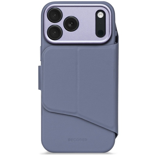 [178721] Decoded Silicone Detachable Wallet iP 17 Pro Max Blue