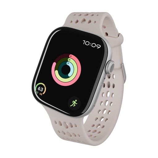 [190649] Decoded Silicone Ares O Strap for Apple Watch 40/42mm Clay