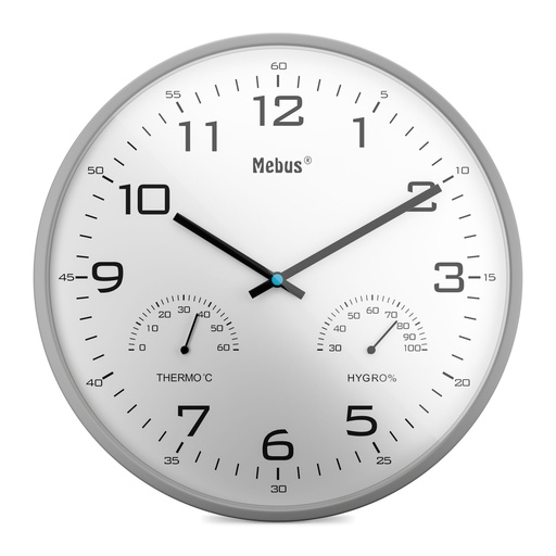 [254076] Mebus 16182 Quarz-Wanduhr