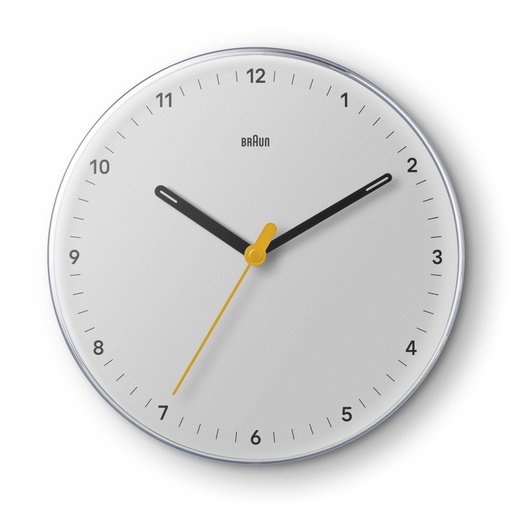 [254188] Braun BC 26 W weiß Quarzwanduhr