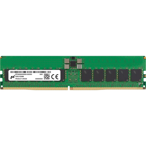 [249946] Micron DDR5 RDIMM 32GB 2Rx8 6400 CL52 (Y62E-16Gb) Single Pack
