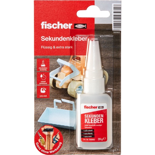 [266837] Fischer GOW Instant Adhesive 20g