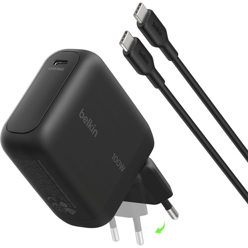 [268237] Belkin BOOSTCharge 100W USB-C GAN kal.St+Kab.s.WCH025KQ1.5BKB6