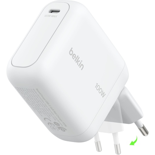 [268265] Belkin BOOSTCharge 100W USB-C GAN einkl.Stecker ws. WCH025kqWH