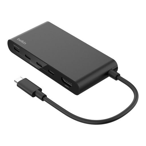 [268272] Belkin CONNECT 5-Port-USB-C Hub mit 4K-HDMI-Anschluss AVC021hqBK