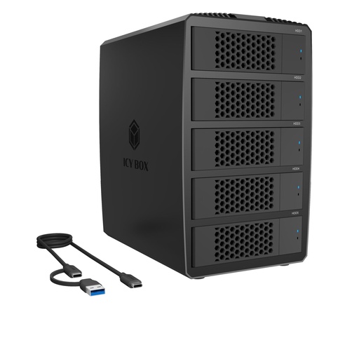 [268209] ICY BOX IB-RD3705-CU3 5-fach RAID Gehäuse 2,5 /3,5