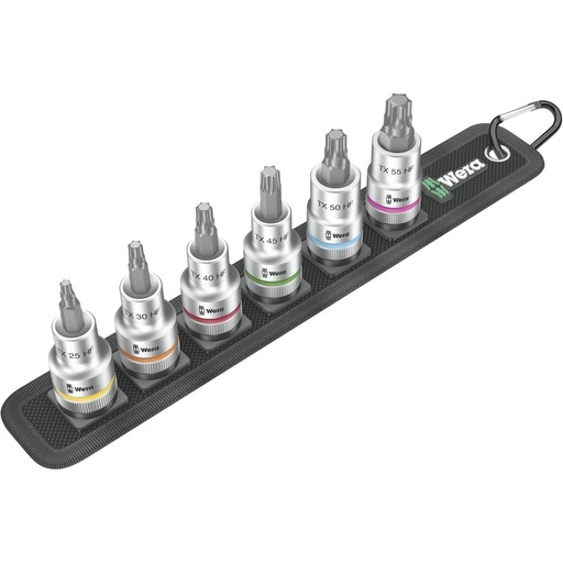 [541396] WERA Belt C 3 TORX HF Zyklop bit socket set TORX w. holding func.